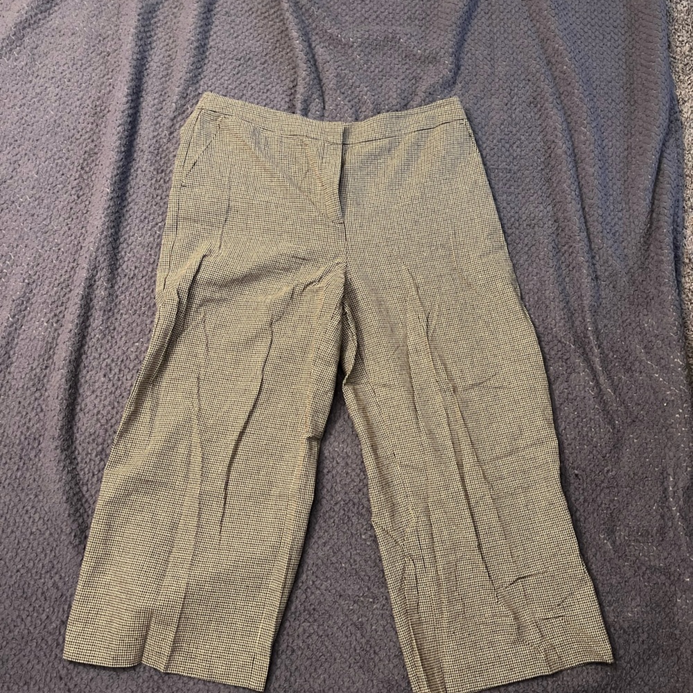 LOFT business pants. Light color with dark details